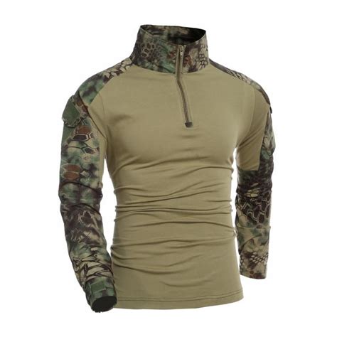 2020 Camouflage Kryptek Mandrake Tactical Shirt Long Sleeve T Shirt Men