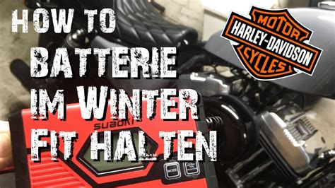 Harley Davidson Batterie Laden How To Sportster Forty Eight Oder