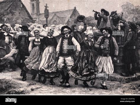 Breton dances hi-res stock photography and images - Alamy