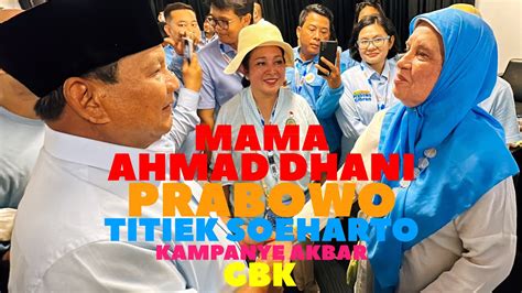 Momen Prabowo Ketemu Dan Berterimakasih Kepada Mama Ahmad Dhani Di