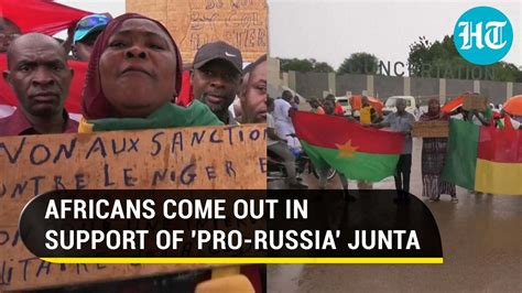 Do Not Threaten Pro Russia Protesters In Africa Come Out In