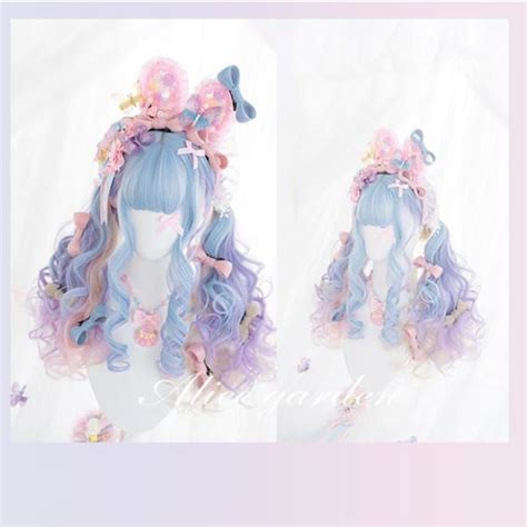 Pastel Harajuku Long Curl Wig Cp14735 Pastel Harajuku Long Curls