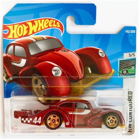 Hot Wheels Volkswagen Käfer Racer 44 dark red metallic scale64