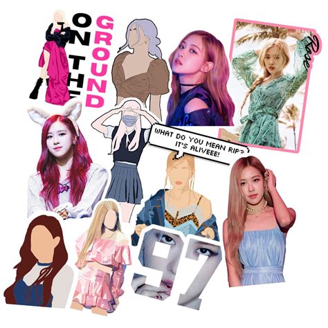 Cập Nhật Với Hơn 81 Sticker Blackpink Rose Cực đẹp Co Created English