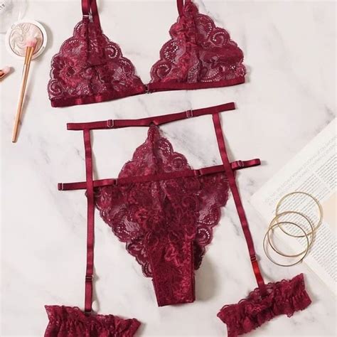 Strappy Lingerie Set Angel Croshet