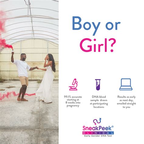 Boy Or Girl Find Out With The Sneakpeek Clinical Early Gender Dna Test Organic Homebirth