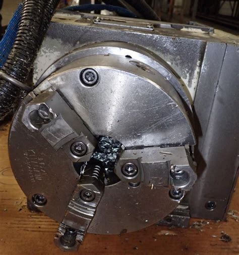 4TH AXIS CNC ROTARY TABLE W 9 KITAGAWA CHUCK From HURCO BMC30 VMC