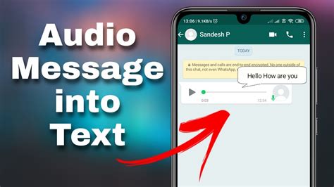 Convert Whatsapp Audio Message Into Text Youtube