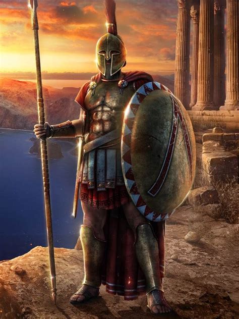 Spartan Warrior - King Agesilaus, upon being shown the huge defensive ...