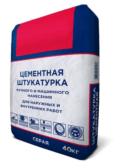 Штукатурка цементная (мешок 40 кг.) купить от производителя с доставкой ...