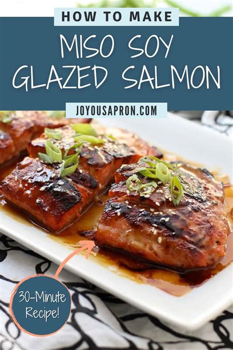 Miso Soy Salmon Joyous Apron