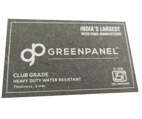 Green Panel Mdf Sheet All Thickness Available At Rs Sq Ft Mdf