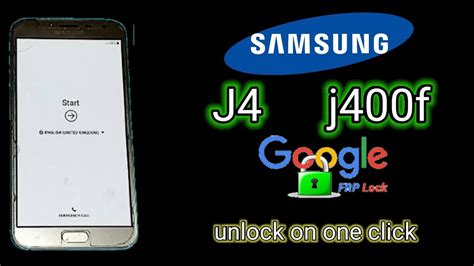 Samsung J4 SM J400f Google Frp Lock Bypass On One Click With Free Tool