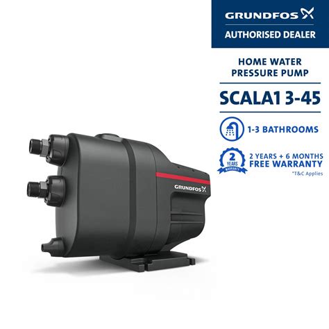 Grundfos Scala Home Water Pressure Booster Pump