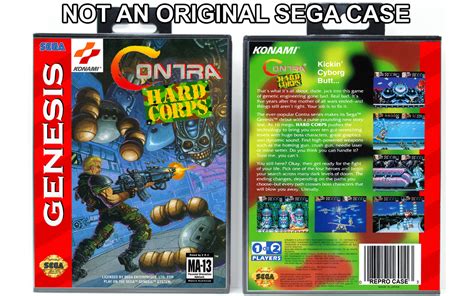 Gaming Relics Sega Genesis Contra Hard Corps