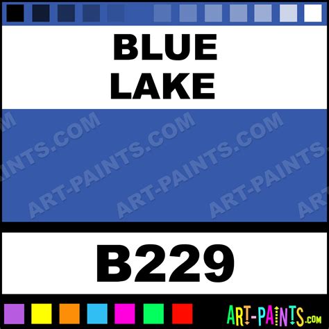 Blue Lake Classic Watercolor Paints - B229 - Blue Lake Paint, Blue Lake ...