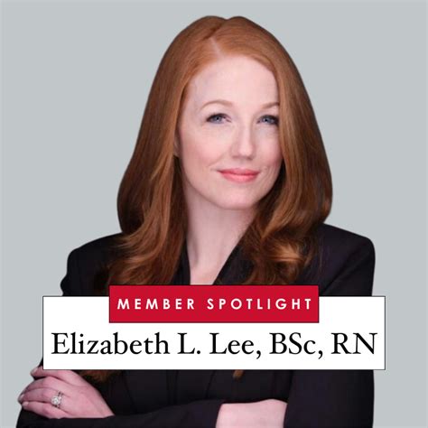 Asrm Member Spotlight Elizabeth L Lee Bsc Rn American Society For