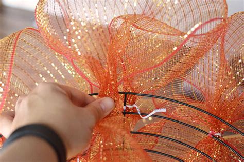 How To Make Deco Mesh Wreaths Step By Step Intructions