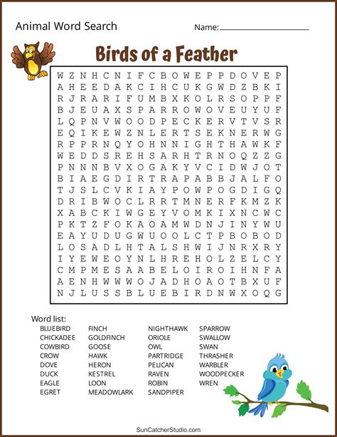 Animal Word Search Free Printable Dog Pet Dinosaur Puzzles Diy