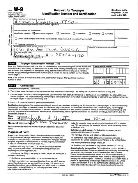 Fillable Printable W 9 Form Printable Forms Free Online