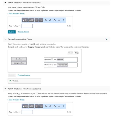 Solved Learning Goal To Learn To Apply The Method Of Joints Chegg