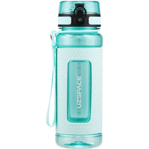 Uzspace Sports Water Bottles Portable Gym Anti Fall Leak Proof Fitness Tritan Drink Bottle Bpa