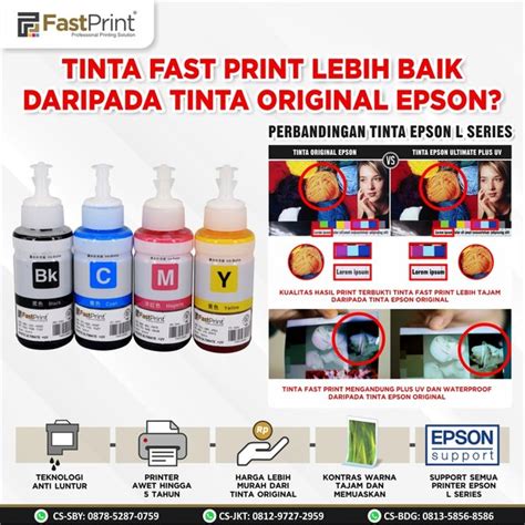 Jual Tinta Photo Ultimate Plus UV 70ML Printer Epson L Series L100 L110