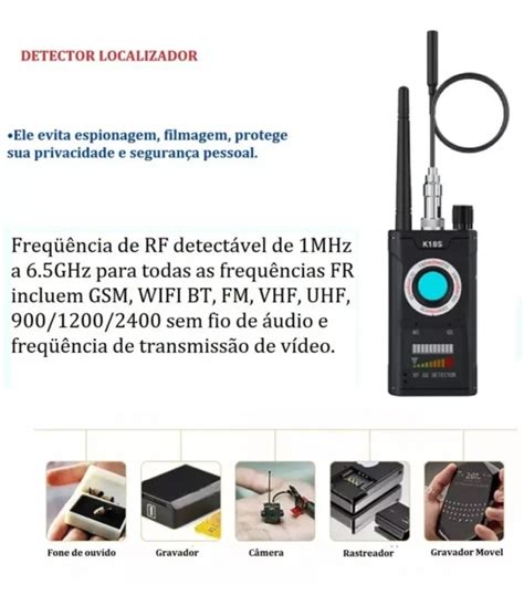 Detector Localizador Rastreadores C Mera Gps Vassourinha Mike Shop