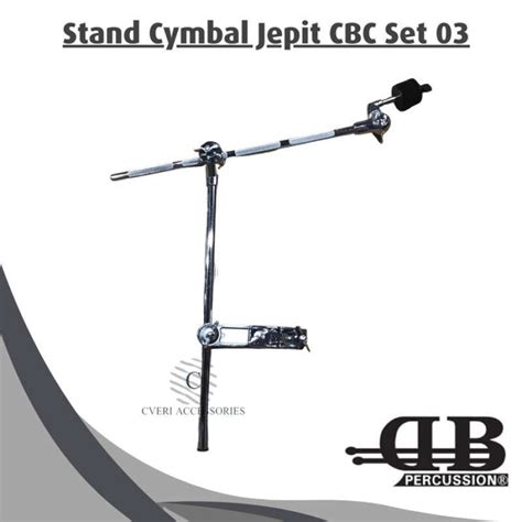 Promo Stand Cymbal Jepit Cbc Set 03 Cymbal Boom Arm Db Percussion