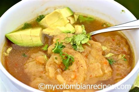 Sopa De Patacon Fried Green Plantain Soup Via My Columbian Recipes