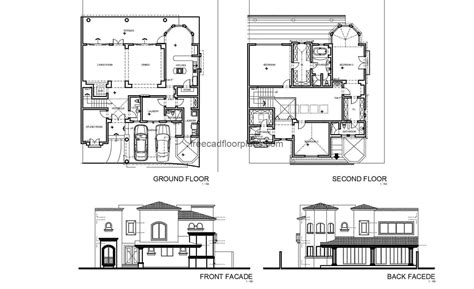 Classic Style House, 2604202 - Free CAD Drawings