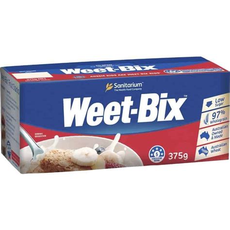 Buy Sanitarium Weet Bix Breakfast Cereal 375g Online Worldwide