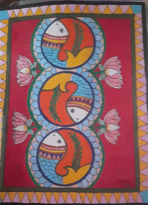 Easy Simple Madhubani Painting Fish Atelier Yuwa Ciao Jp