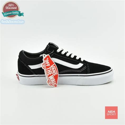 Vans Old Skool Classic Blackwhite รุ่นสุดฮิต รองเท้า แวนส์ โอวสคูล