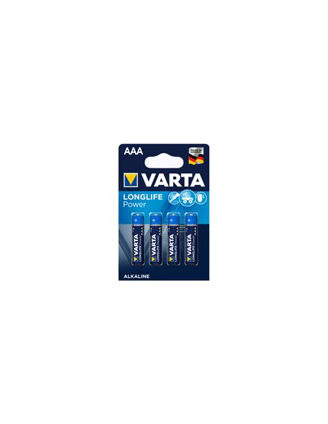 VARTA BATTERIA 4x MINISTILO AAA LongLife Power