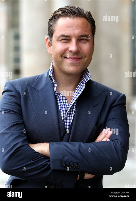 British TV actor David Walliams ('Little Britain') smiles during an ...