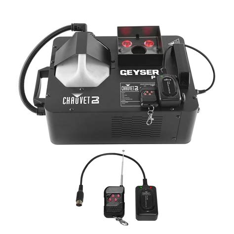 Chauvet Geyser P Fogger Fog Machine With Rgba Uv Led Light Effect