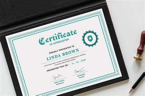 New Certificate Design Layout Graphic By Mightydesign · Creative Fabrica