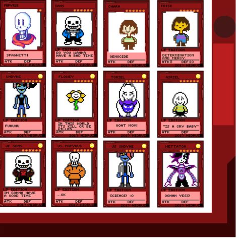 Pixilart - UnderTale Characters by CuteDinBun