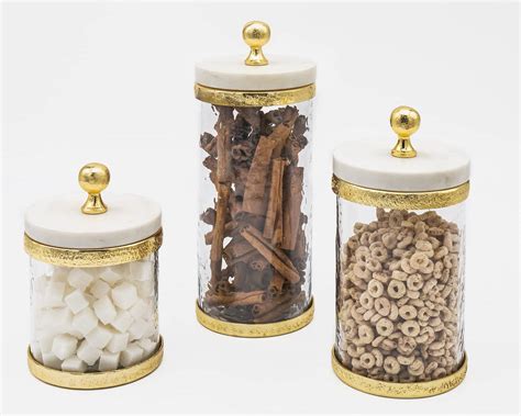 Snapklik Godinger Canister Storage Container Glass Storage