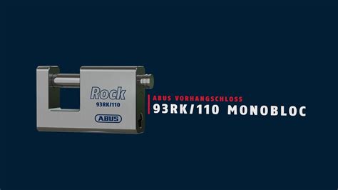 Abus Vorh Ngeschloss Aus Stahl Rk Monobloc Robust Und Extrem