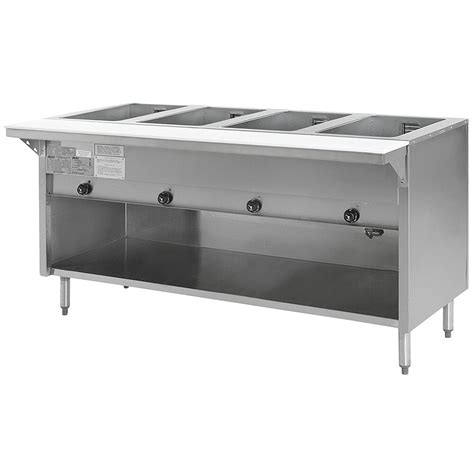 Eagle Group HT OB Spec Master Series Four Pan Open Well Electric Hot Food Table With Open