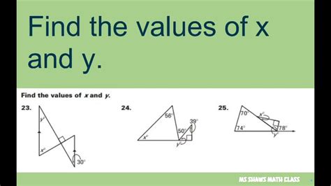 How To Find The Value Of X In A Triangle Wall Art