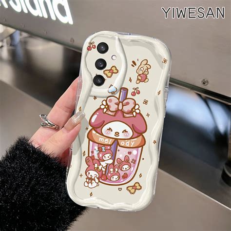 Yiwesan Casing Hp Samsung Galaxy A25 5g A15 4g A15 5g Case Kuromi Dan