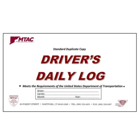 Drivers Daily Log Book Mtac