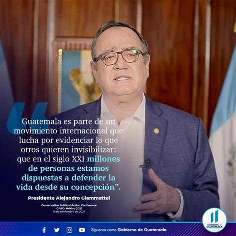 Gobierno Guatemala on Twitter Noviembre 2022 Intervención del