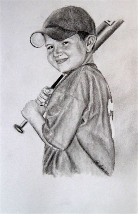 Memorial Pencil Portrait Drawing By John Gordon 2013 Graphite