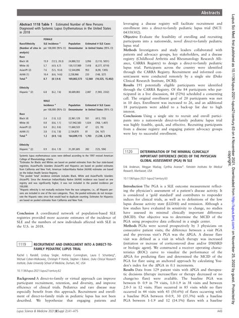 Pdf Determination Of The Minimal Clinically Important Difference