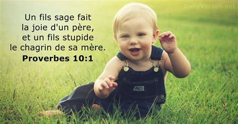 4 Septembre 2022 Verset Biblique Du Jour Proverbes 10 1