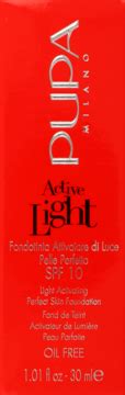PUPA MILANO Active Light podkład do twarzy SPF nr Light Nude ml Drogeria